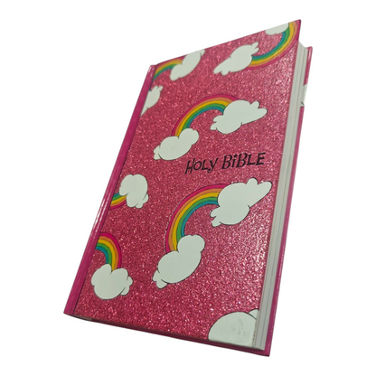 NIV, God's Rainbow Holy Bible, Hardcover, Comfort Print, Vibrant Glitter & Foil Kids Bible (Zonderkidz) | Kids Bible, Children's Bible