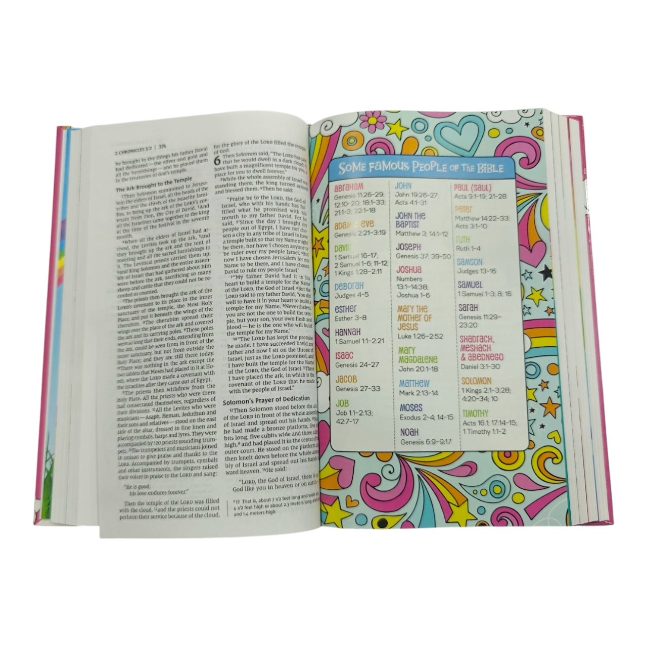 NIV, God's Rainbow Holy Bible, Hardcover, Comfort Print, Vibrant Glitter & Foil Kids Bible (Zonderkidz) | Kids Bible, Children's Bible