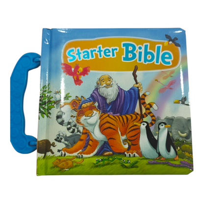 Starter Bible, Baby's First Bible Padded Board Book with Carry Handle (Bible Stories for Toddlers) | Kids Bible, Children's Bible | Holy Bible