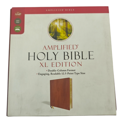 Amplified Holy Bible, XL Edition, Leathersoft, Brown | English Bible, Holy Bible