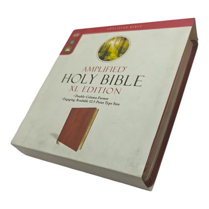Amplified Holy Bible, XL Edition, Leathersoft, Brown | English Bible, Holy Bible
