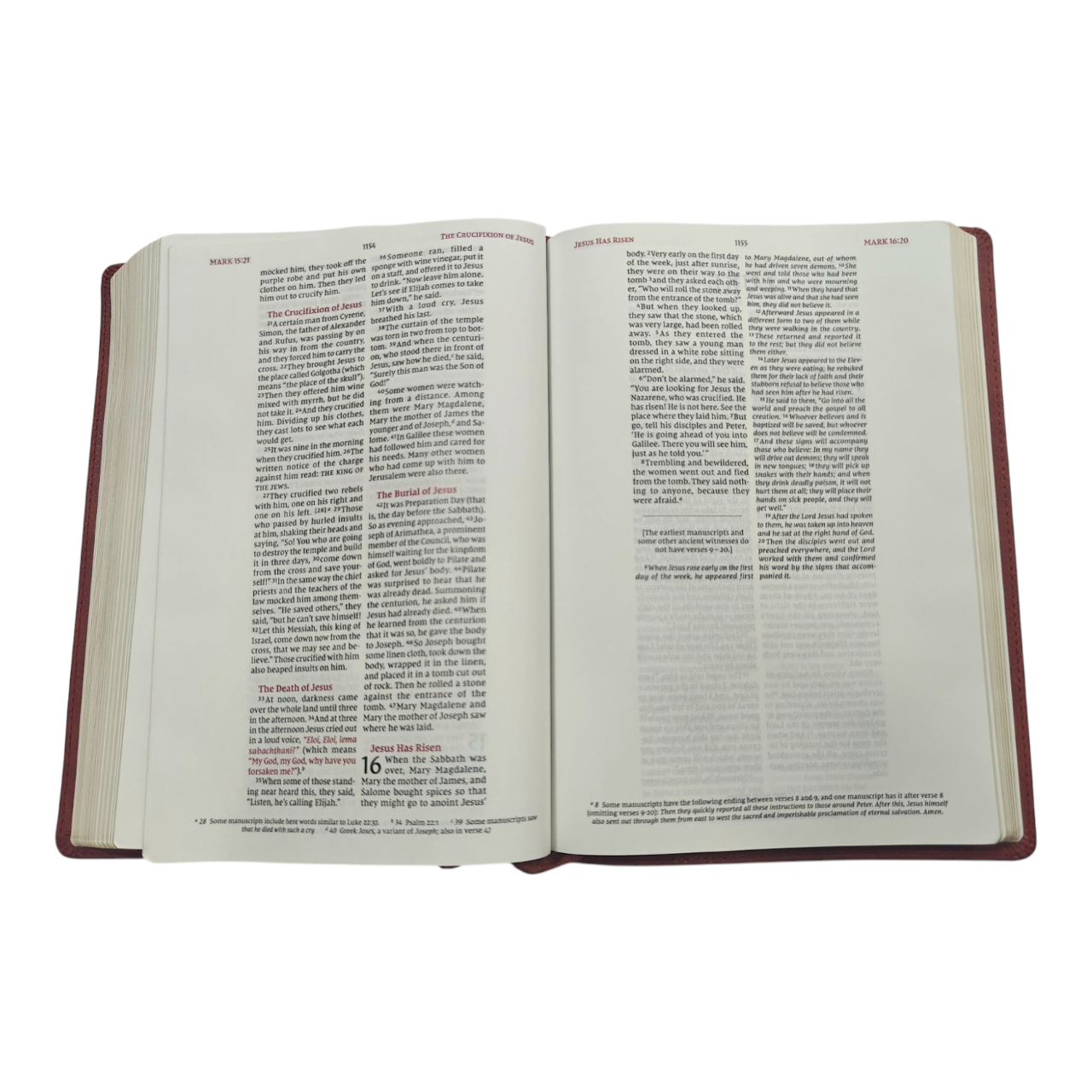 NIV Wide-Margin Bible, Leathersoft, Red Letter, Comfort Print | English Bible, Holy Bible