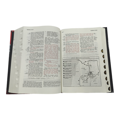 The Ryrie NIV Study Bible, Expanded Edition, 10,000+ Explanatory Notes, Red Letter (Charles C. Ryrie, Moody) | Study Bible, Reference Bible | Holy