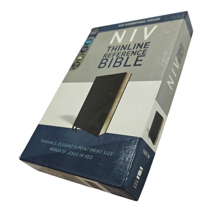 NIV Thinline Reference Bible, Leathersoft, Red Letter, Comfort Print | Study Bible, Reference Bible | Holy Bible
