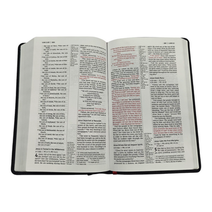 NIV Thinline Reference Bible, Leathersoft, Red Letter, Comfort Print | Study Bible, Reference Bible | Holy Bible