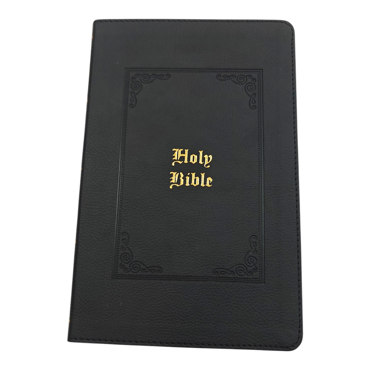 KJV Personal Size Large Print Reference Bible - Vintage Series, Leathersoft, Black, Red Letter, Comfort Print | Study Bible, Reference Bible | Holy