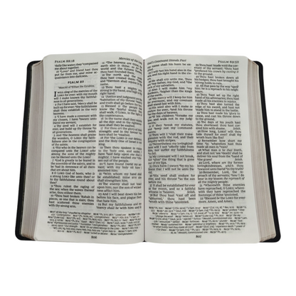 KJV Large Print Personal Size Reference Bible Black LeatherTouch King James Version | Study Bible, Reference Bible | Holy Bible