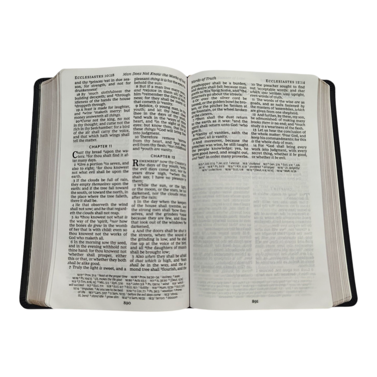 KJV Large Print Personal Size Reference Bible Black LeatherTouch King James Version | Study Bible, Reference Bible | Holy Bible