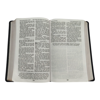 KJV Large Print Personal Size Reference Bible Black LeatherTouch King James Version | Study Bible, Reference Bible | Holy Bible
