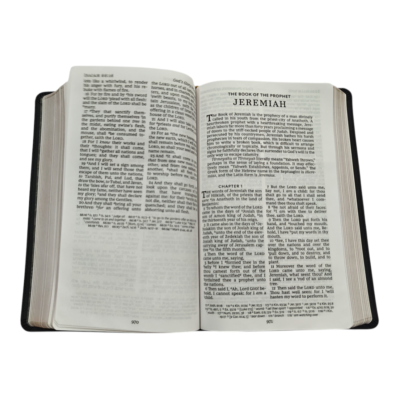 KJV Large Print Personal Size Reference Bible Black LeatherTouch King James Version | Study Bible, Reference Bible | Holy Bible
