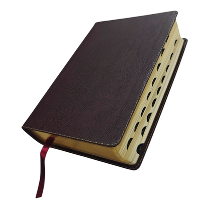 NKJV Study Bible, Leathersoft, Brown, Thumb Indexed, Comfort Print | Study Bible, Reference Bible | Holy Bible