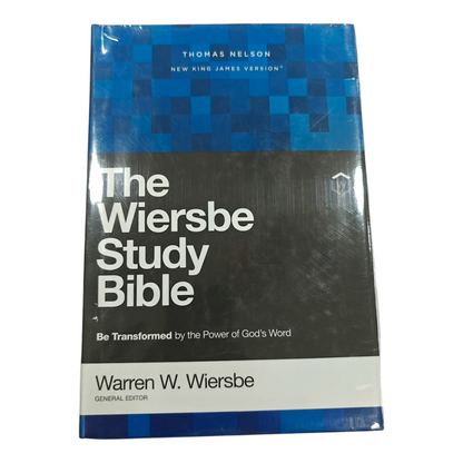 NKJV Wiersbe Study Bible, Leathersoft, Red Letter, Comfort Print (Dr. Warren Wiersbe) | Study Bible, Reference Bible | Holy Bible