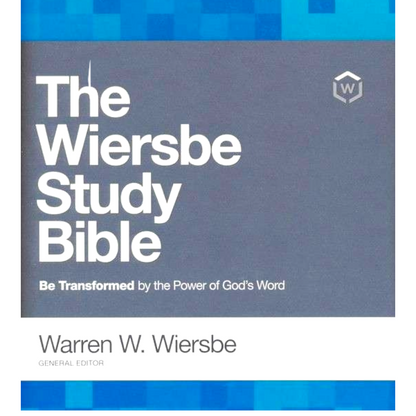 NKJV Wiersbe Study Bible, Leathersoft, Red Letter, Comfort Print (Dr. Warren Wiersbe) | Study Bible, Reference Bible | Holy Bible
