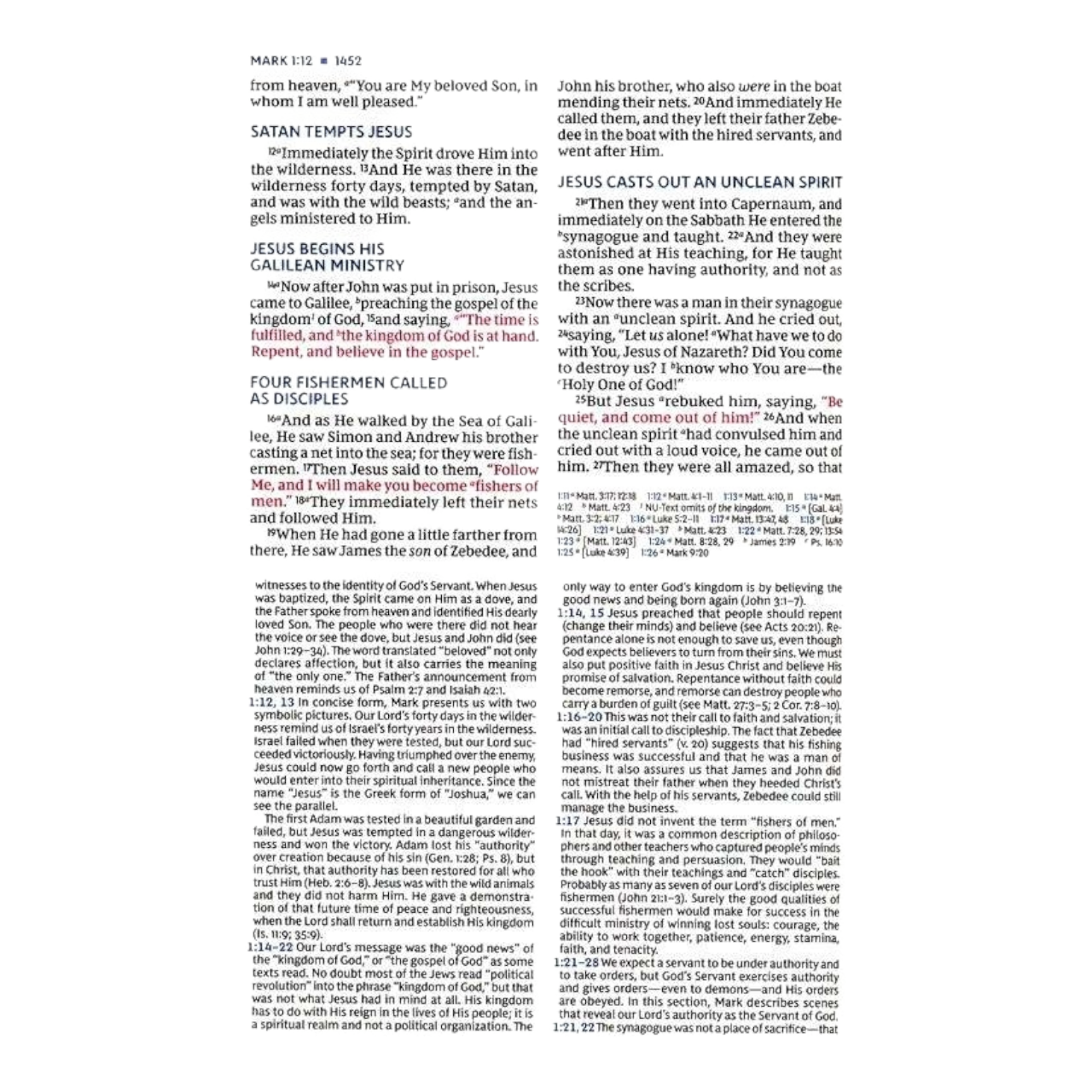 NKJV Wiersbe Study Bible, Leathersoft, Red Letter, Comfort Print (Dr. Warren Wiersbe) | Study Bible, Reference Bible | Holy Bible