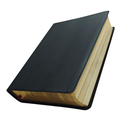 NKJV Thompson Chain-Reference Bible Premium Goatskin Leather Black Premier Collection Comfort Print | Study Bible, Reference Bible | Holy Bible