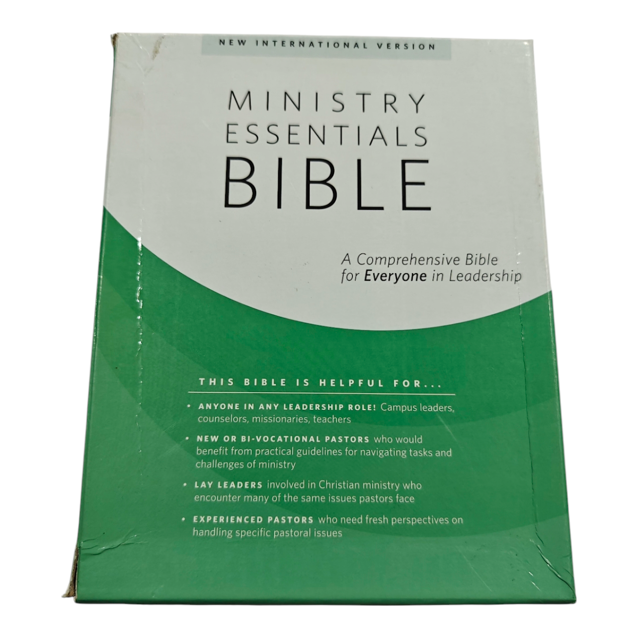 NIV Ministry Essentials Bible - Genuine Leather, Black: A Comprehensive Bible for Everyone in Leadership | English Bible, Holy Bible