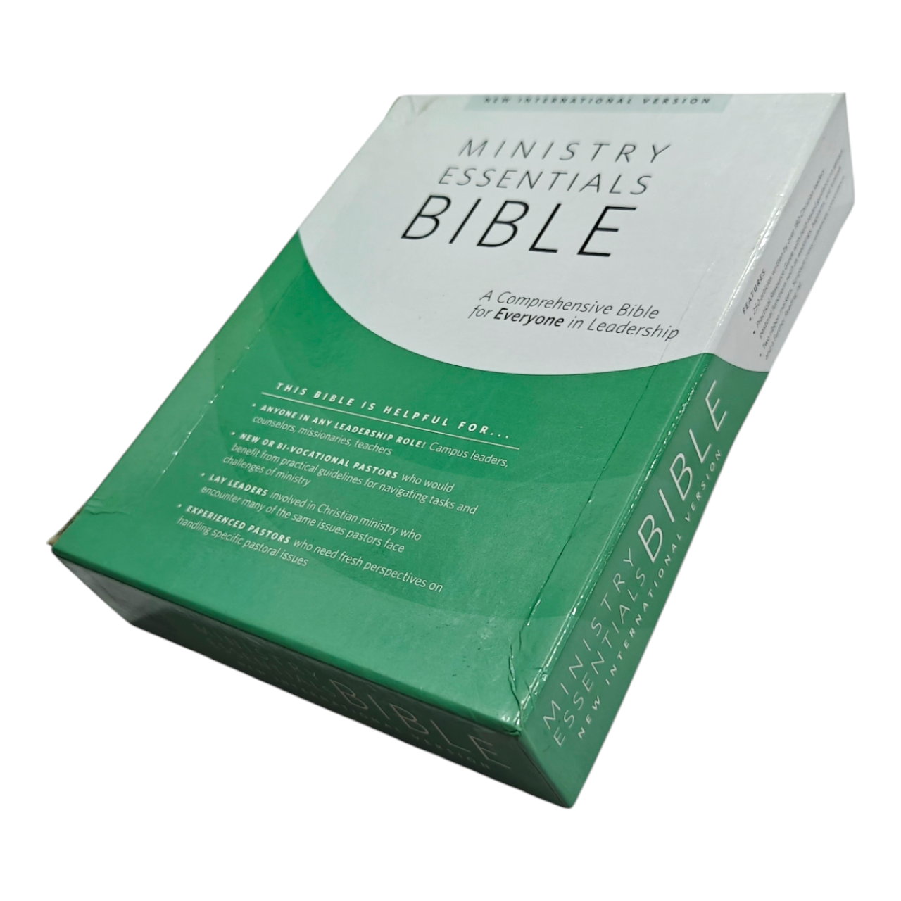 NIV Ministry Essentials Bible - Genuine Leather, Black: A Comprehensive Bible for Everyone in Leadership | English Bible, Holy Bible