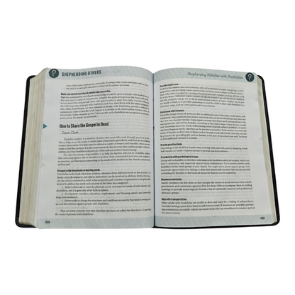 NIV Ministry Essentials Bible - Genuine Leather, Black: A Comprehensive Bible for Everyone in Leadership | English Bible, Holy Bible