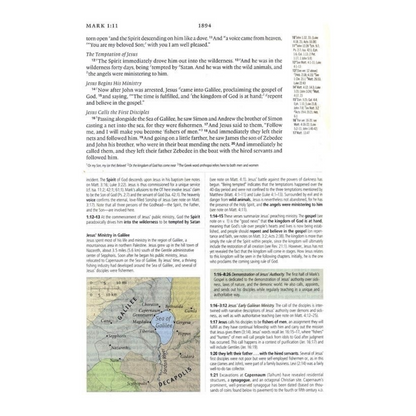 ESV Study Bible, Large Print, Hardcover | Comfortable Reading for In-Depth Biblical Study | Holy Bible
