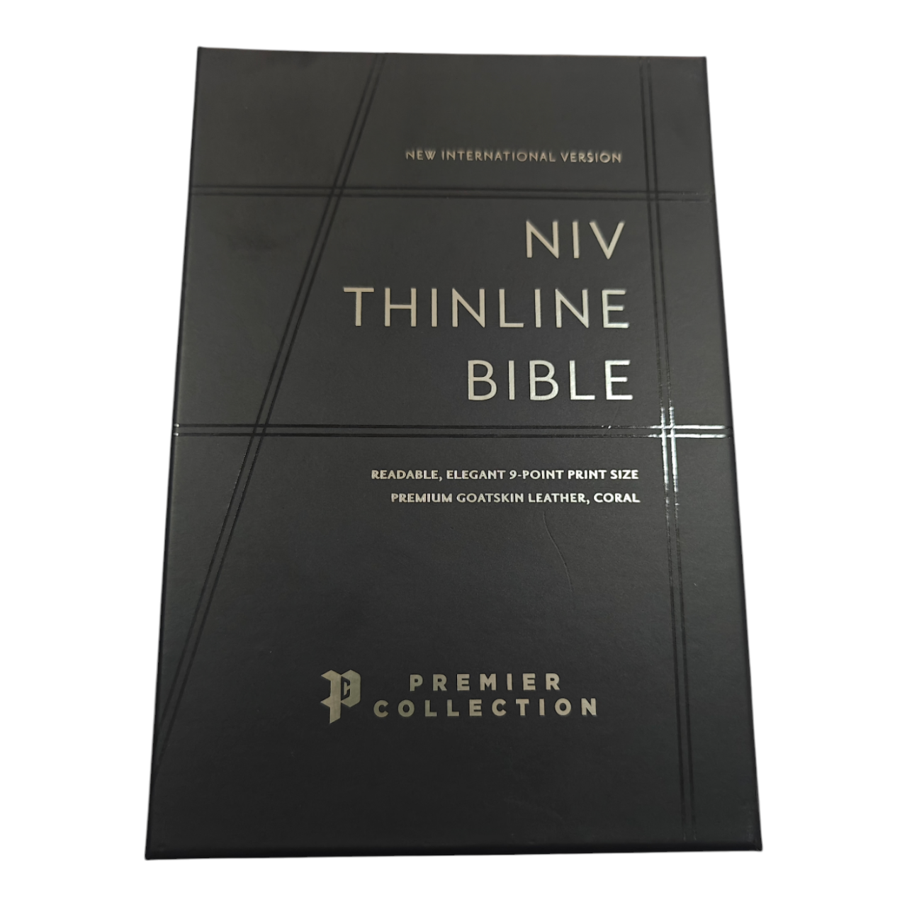 NIV Thinline Bible, Premier Collection, Premium Goatskin Leather, Comfort Print | English Bible, Holy Bible