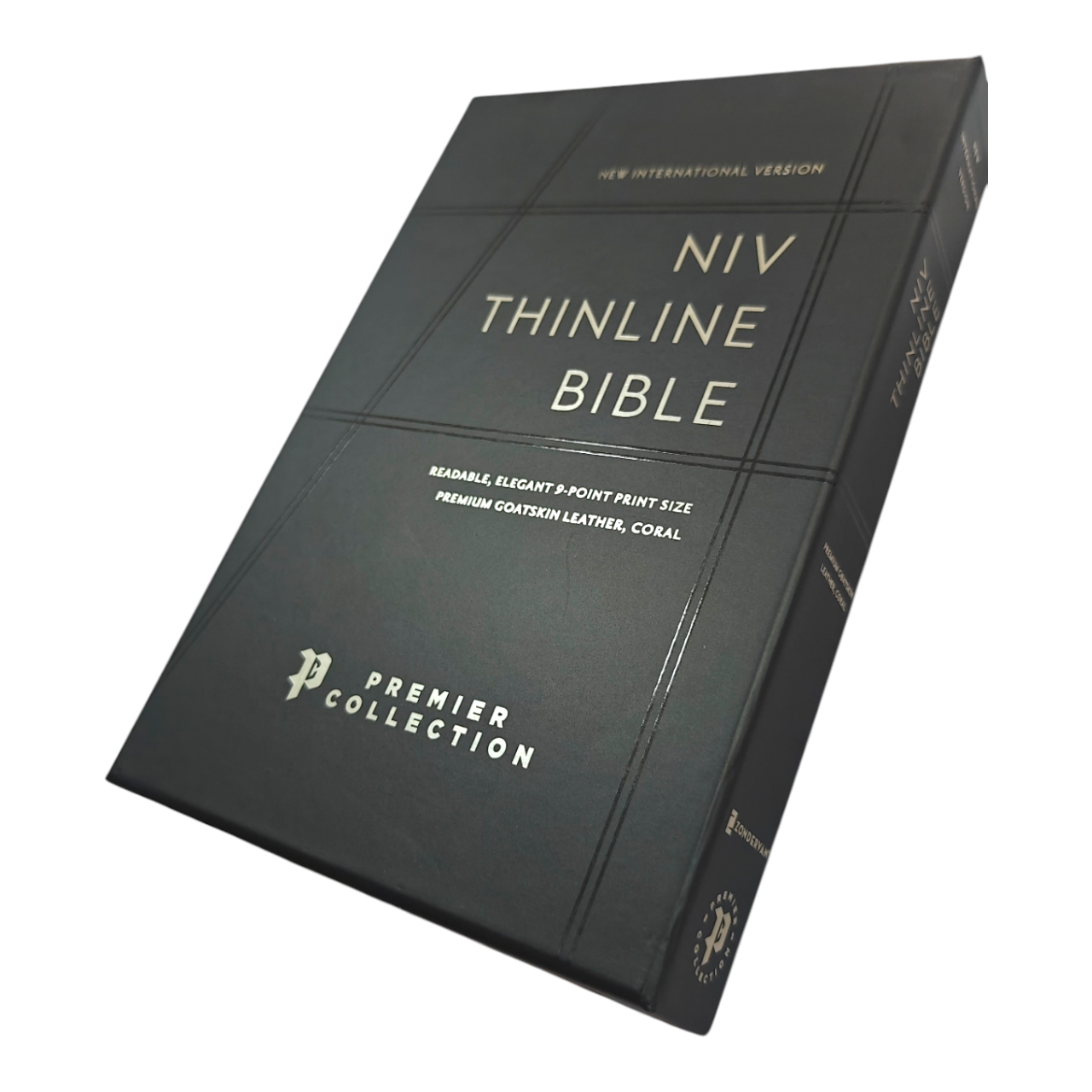 NIV Thinline Bible, Premier Collection, Premium Goatskin Leather, Comfort Print | English Bible, Holy Bible