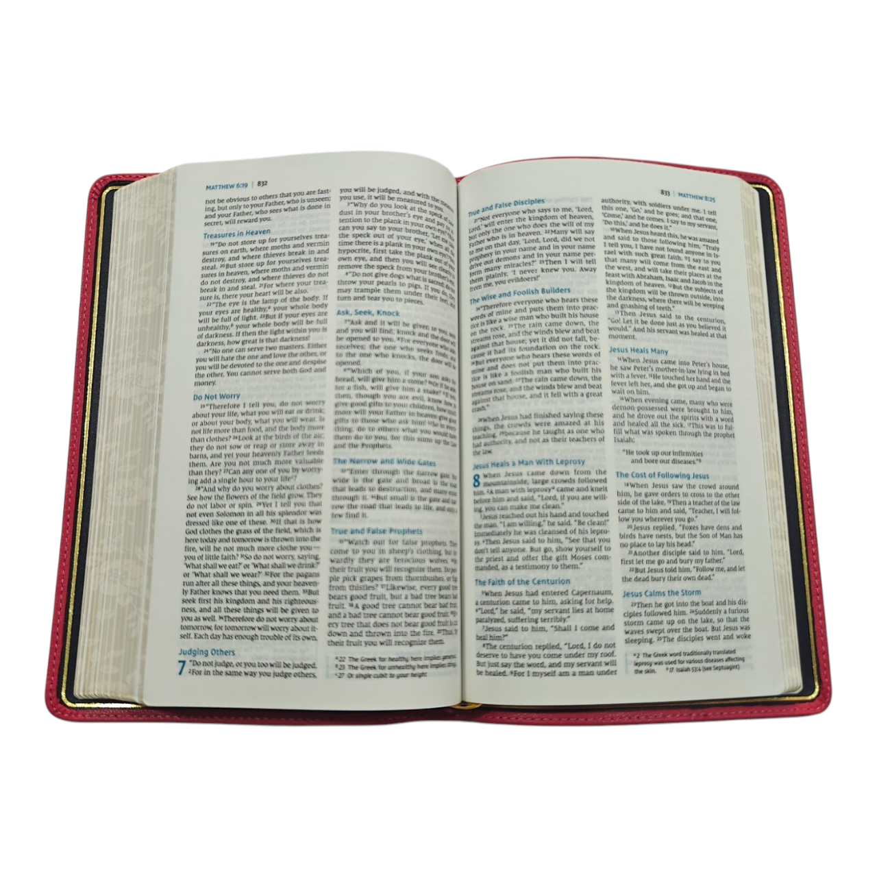 NIV Thinline Bible, Premier Collection, Premium Goatskin Leather, Comfort Print | English Bible, Holy Bible