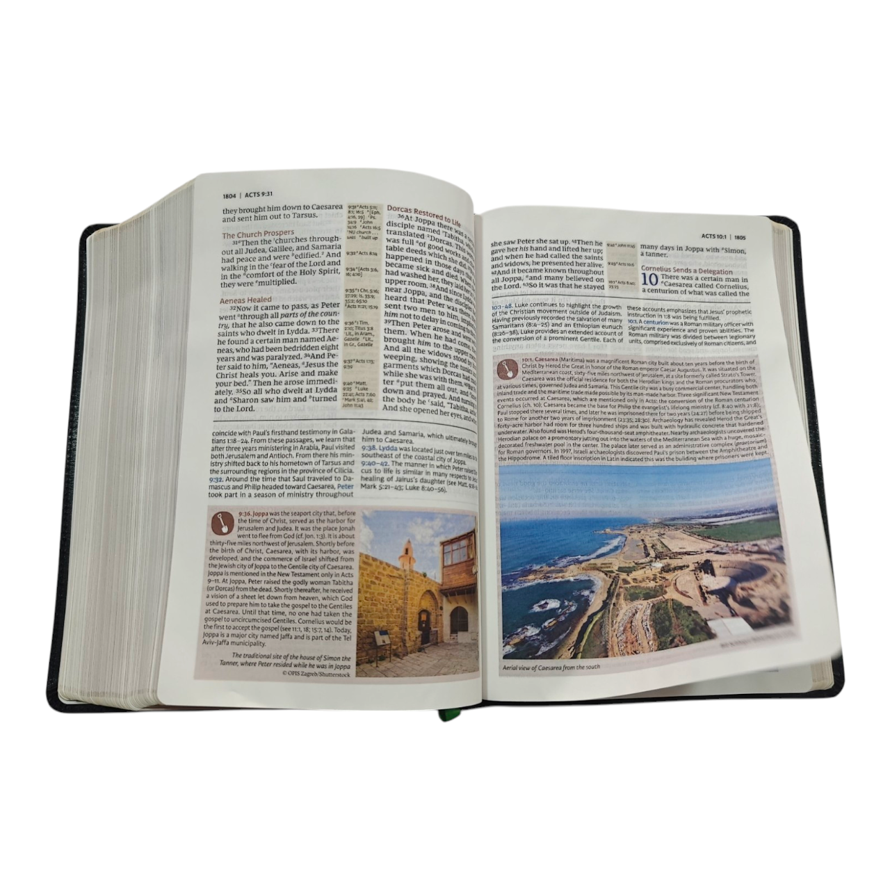 Evangelical Study Bible: Christ-Centered. Faith-Building. Mission-Focused. (NKJV, Black Bonded Leather, Red Letter, Thumb Indexed, Large Comfort