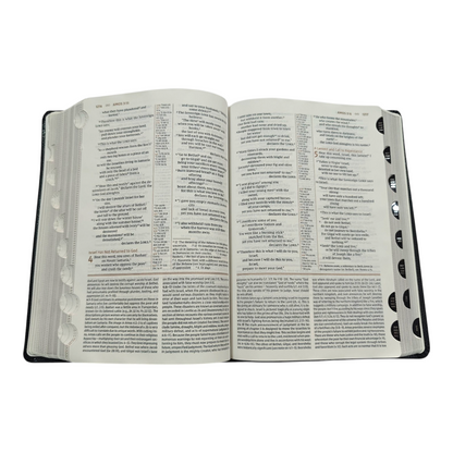 NIV Grace & Truth Study Bible, Thumb Index, Comfort Print, Red Letter Edition | Study Bible, Reference Bible | Holy Bible