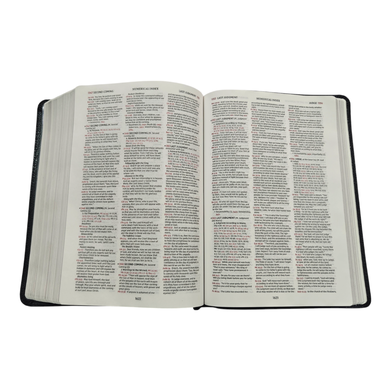 NIV Thompson Chain-Reference Bible, Red Letter, Comfort Print | Study Bible, Reference Bible | Holy Bible