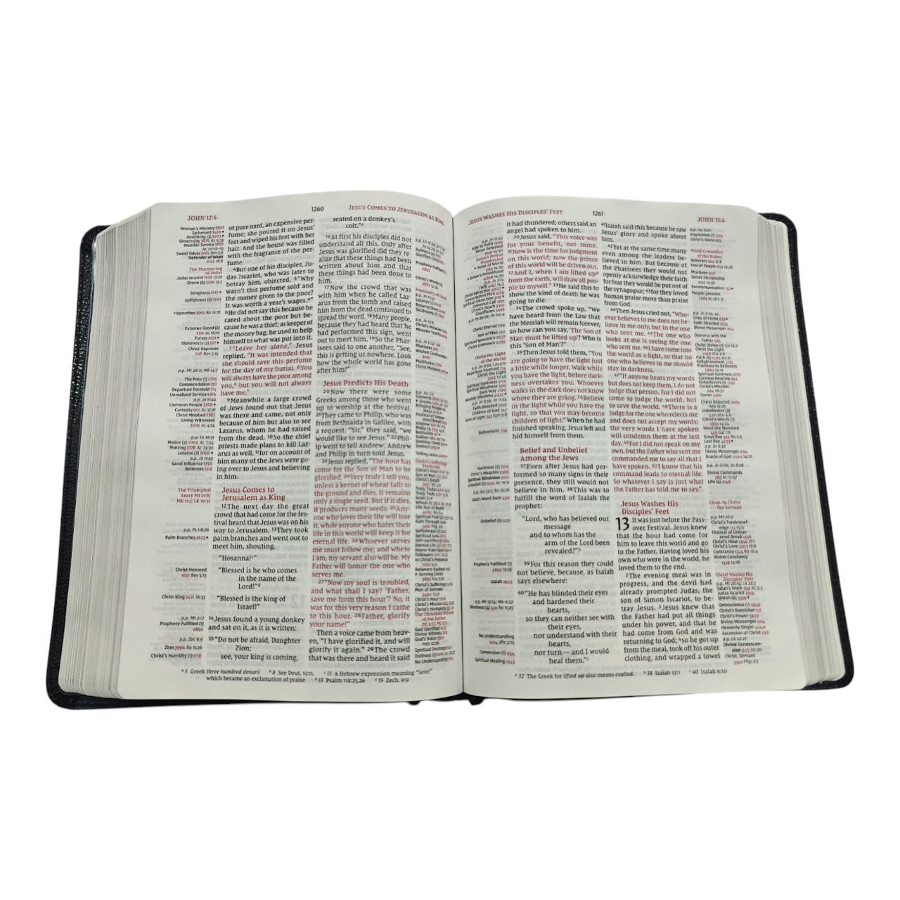 NIV Thompson Chain-Reference Bible, Red Letter, Comfort Print | Study Bible, Reference Bible | Holy Bible