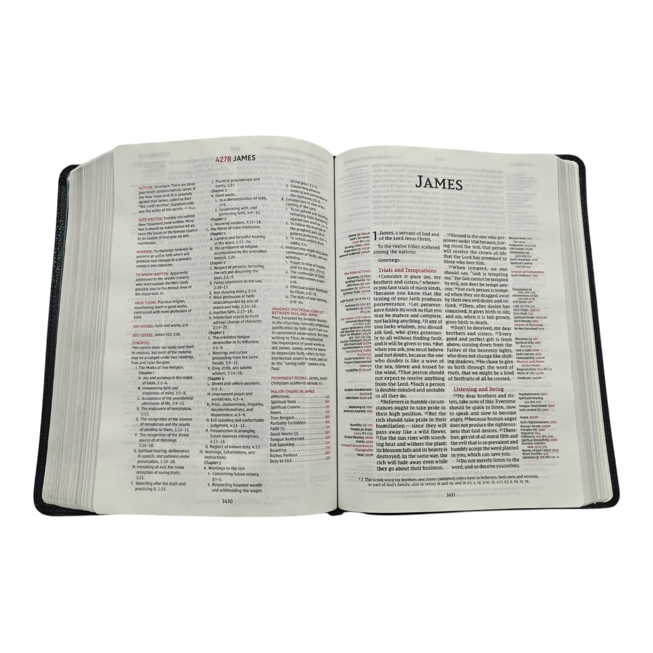 NIV Thompson Chain-Reference Bible, Red Letter, Comfort Print | Study Bible, Reference Bible | Holy Bible