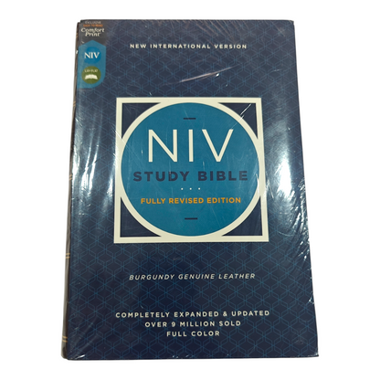 NIV Study Bible, Fully Revised Edition, Red Letter, Comfort Print | Study Bible, Reference Bible | Holy Bible