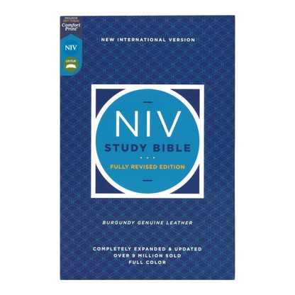 NIV Study Bible, Fully Revised Edition, Red Letter, Comfort Print | Study Bible, Reference Bible | Holy Bible