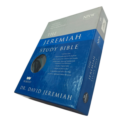NIV Jeremiah Study Bible, Dr. David Jeremiah, Red Letter Edition | Study Bible, Reference Bible | Holy Bible