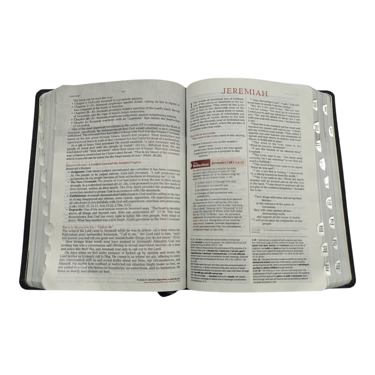 NIV Jeremiah Study Bible, Dr. David Jeremiah, Red Letter Edition | Study Bible, Reference Bible | Holy Bible