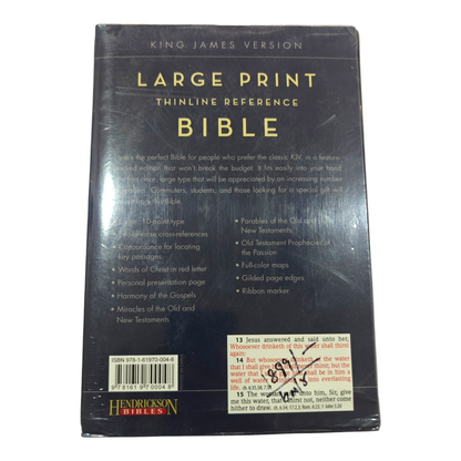 KJV Large Print Thinline Reference Bible King James Version | Study Bible, Reference Bible | Holy Bible