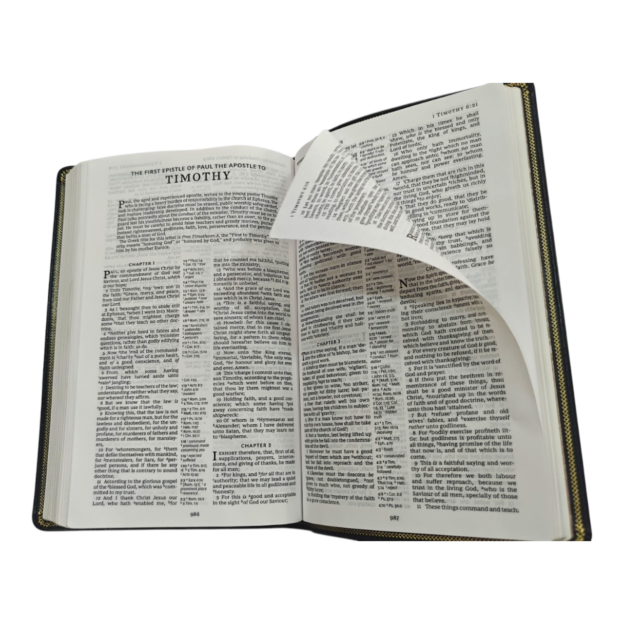 KJV Thinline Deluxe Reference Bible King James Version | Study Bible, Reference Bible | Holy Bible