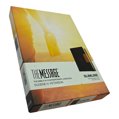 The Message Bible Compact Leathersoft Contemporary Paraphrase | English Bible, Holy Bible