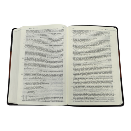 The Message Bible Compact Leathersoft Contemporary Paraphrase | English Bible, Holy Bible