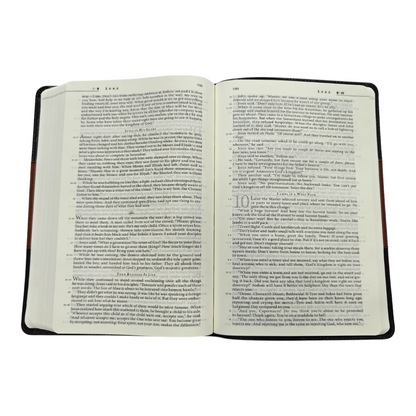 The Message Bible Compact Leathersoft Contemporary Paraphrase | English Bible, Holy Bible