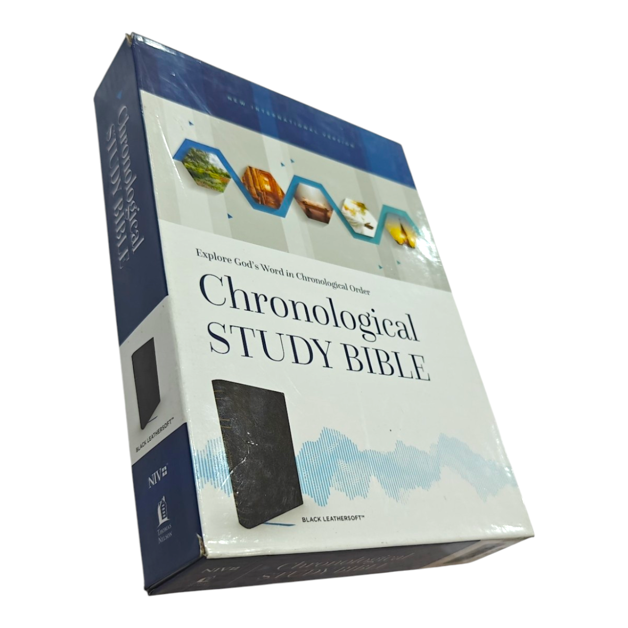 NIV, Chronological Study Bible, Hardcover, Comfort Print | Study Bible, Reference Bible | Holy Bible