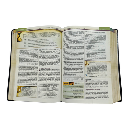 NIV, Chronological Study Bible, Hardcover, Comfort Print | Study Bible, Reference Bible | Holy Bible