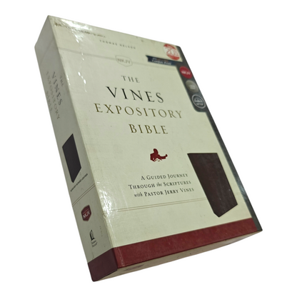 NKJV Vines Expository Bible Cloth Over Board Comfort Print | English Bible, Holy Bible