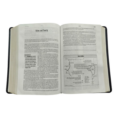 KJV Life in the Spirit Study Bible - Bonded Leather, Black, Red Letter (Thomas Nelson) | Study Bible, Reference Bible | Holy Bible