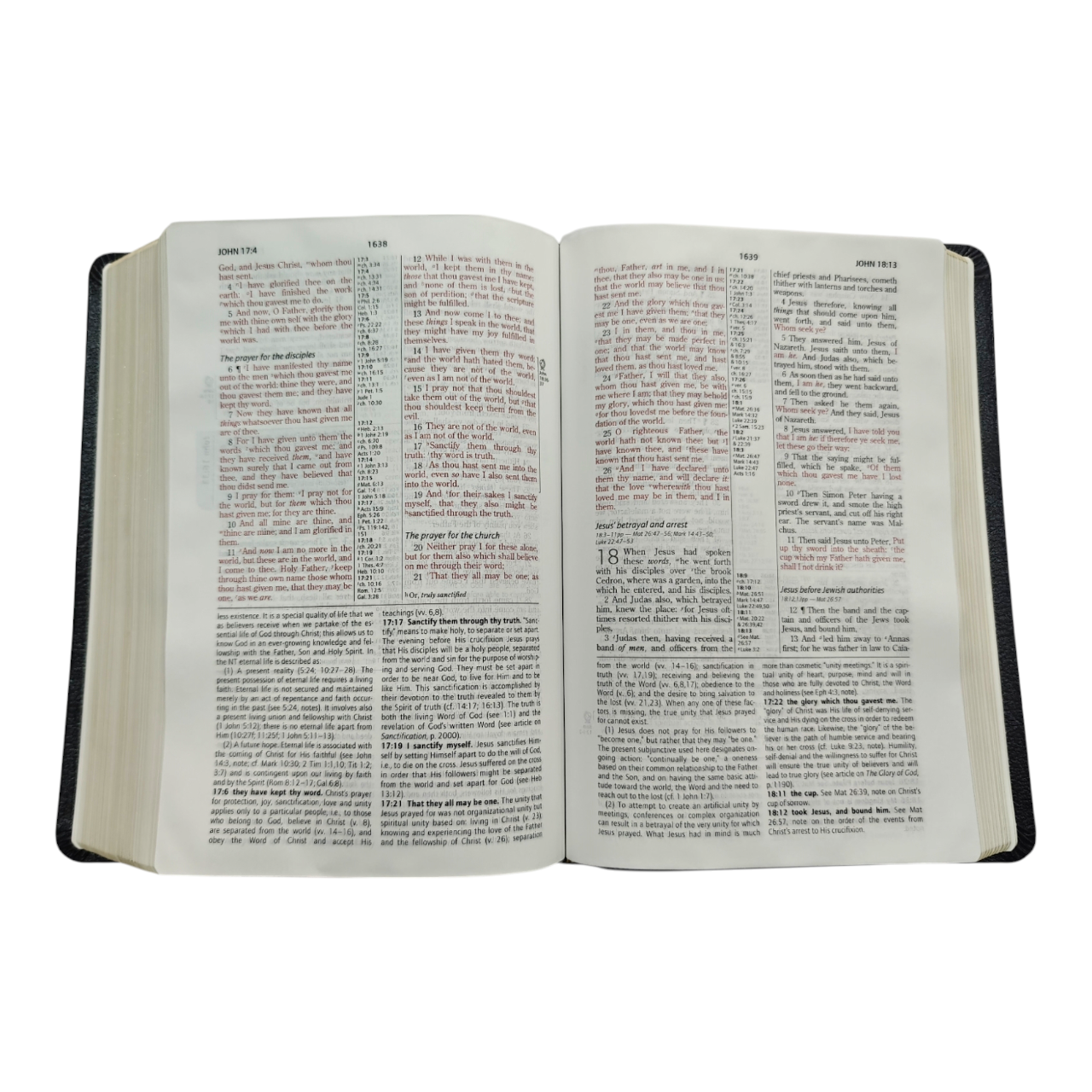 KJV Life in the Spirit Study Bible - Bonded Leather, Black, Red Letter (Thomas Nelson) | Study Bible, Reference Bible | Holy Bible