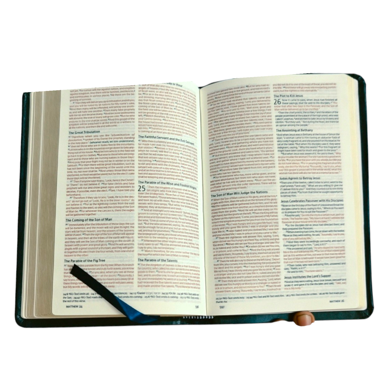 Holman NKJV Compact Bible, Value Edition | Holman NKJV Compact Bible, Value Edition – Navy LeatherTouch | Holy Bible