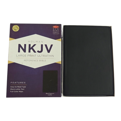 Holman NKJV Large Print Ultrathin Reference Bible | Study Bible, Reference Bible | Holy Bible