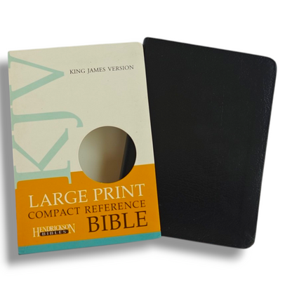 Hendrickson KJV Large Print Compact Reference Bible | Study Bible, Reference Bible | Holy Bible