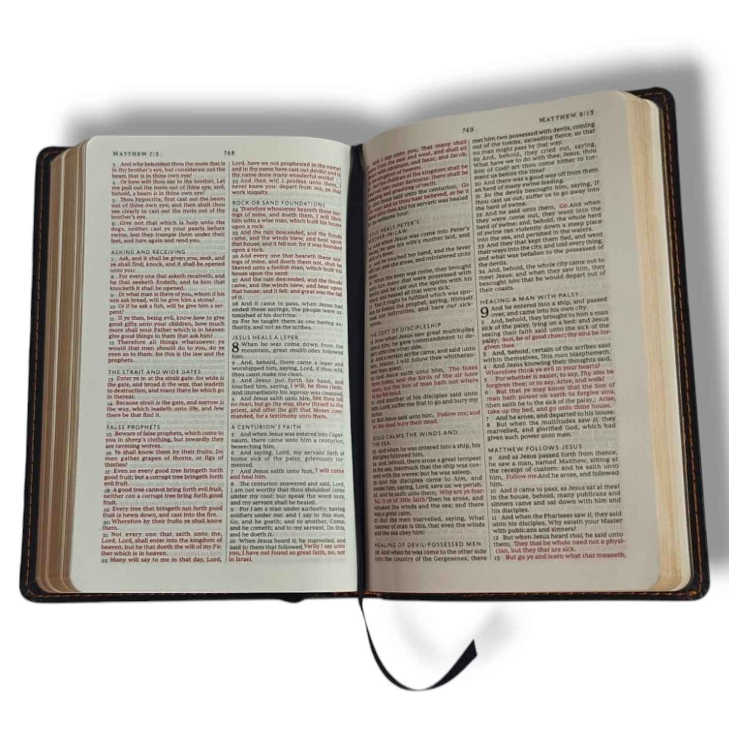 Hendrickson KJV Large Print Compact Reference Bible | Study Bible, Reference Bible | Holy Bible