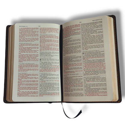 Hendrickson KJV Large Print Compact Reference Bible | Study Bible, Reference Bible | Holy Bible